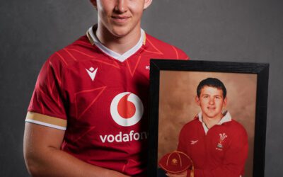 Wales U18 First Cap Photoshoot with Kai Jones